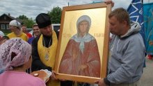 В Сизьму доставлена икона Ксении Петербуржской